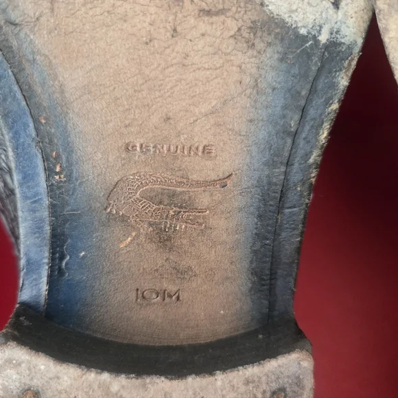 Genuine Alligator Mezlan Shoes Size 10 Hp🔥🔥🔥 - Picture 5 of 6